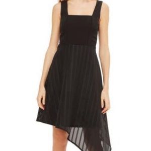 Top Shop Black Asymmetrical Dress Size 4 NWT